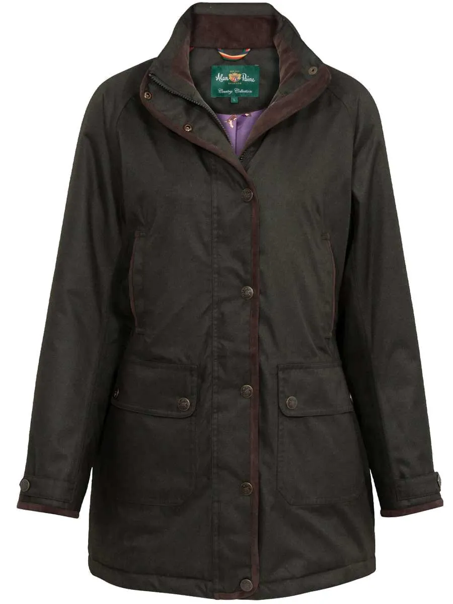 ALAN PAINE Fernley Weekend Coat - Ladies Waterproof - Woodland