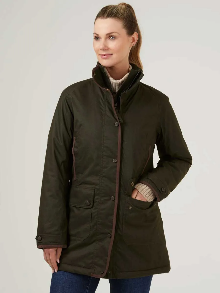 ALAN PAINE Fernley Weekend Coat - Ladies Waterproof - Woodland