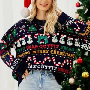 Arabella Loose Knitwear Christmas Sweater