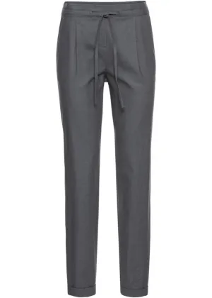 Bodyflirt linen trousers, gray