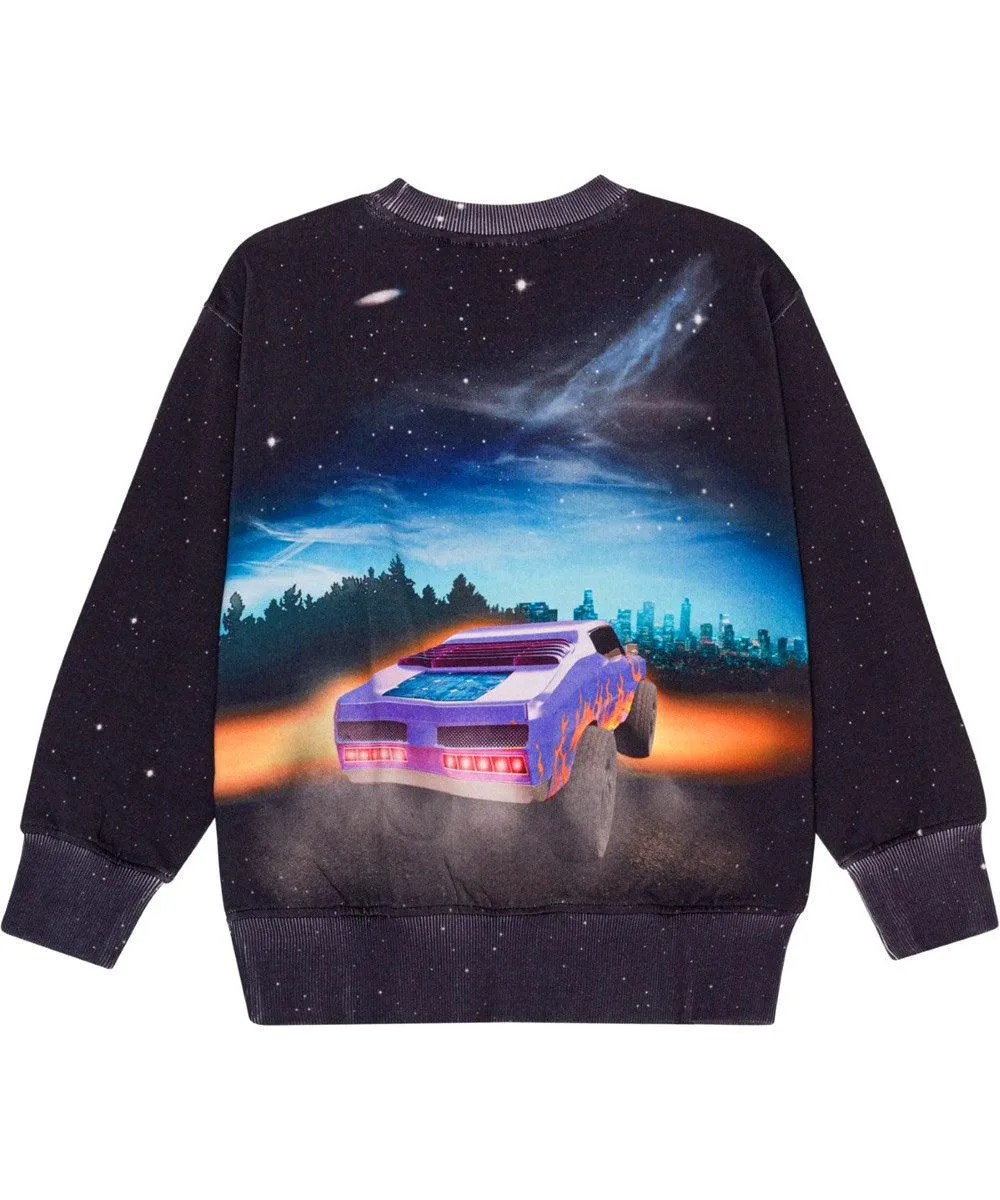 Boys Sweaters| Mattis-Flame Car | Molo