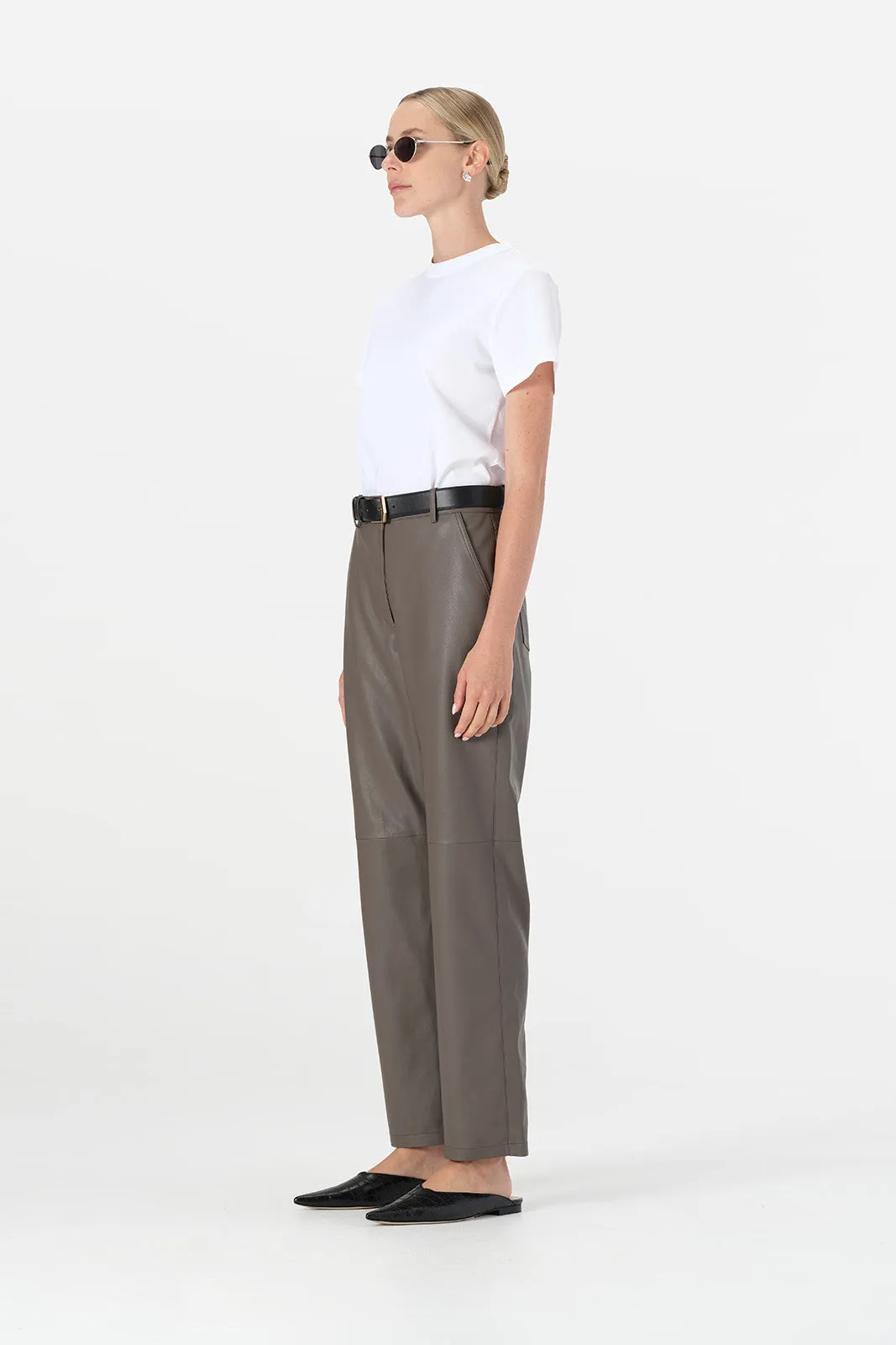 Bri Pant Dark Taupe