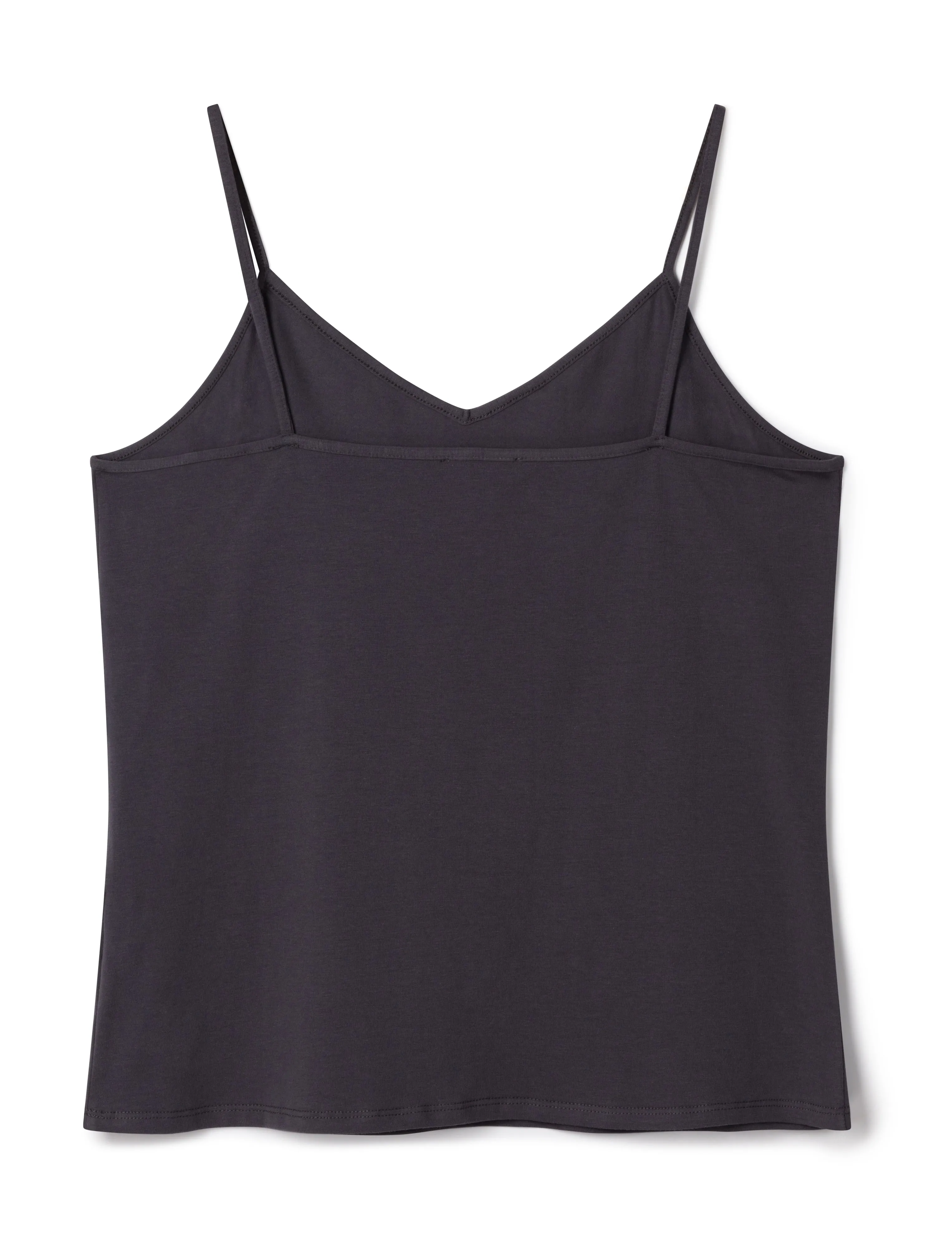 Chalk Lauren Vest Top - Charcoal