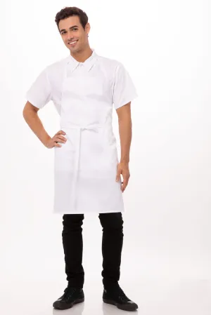 Chef Works Bib Apron- White