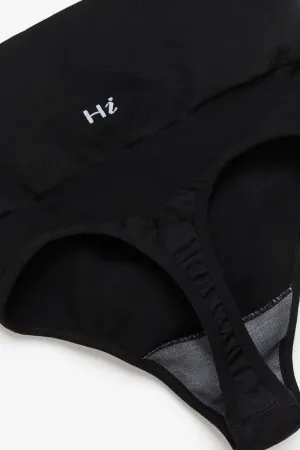 Contour thong with high waist H&M, black