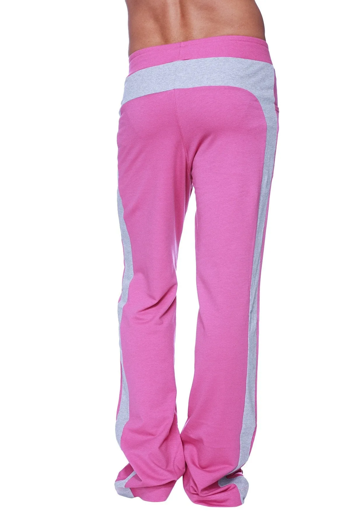 Eco-Track & Yoga Sweat Pant (Berry w/Grey)