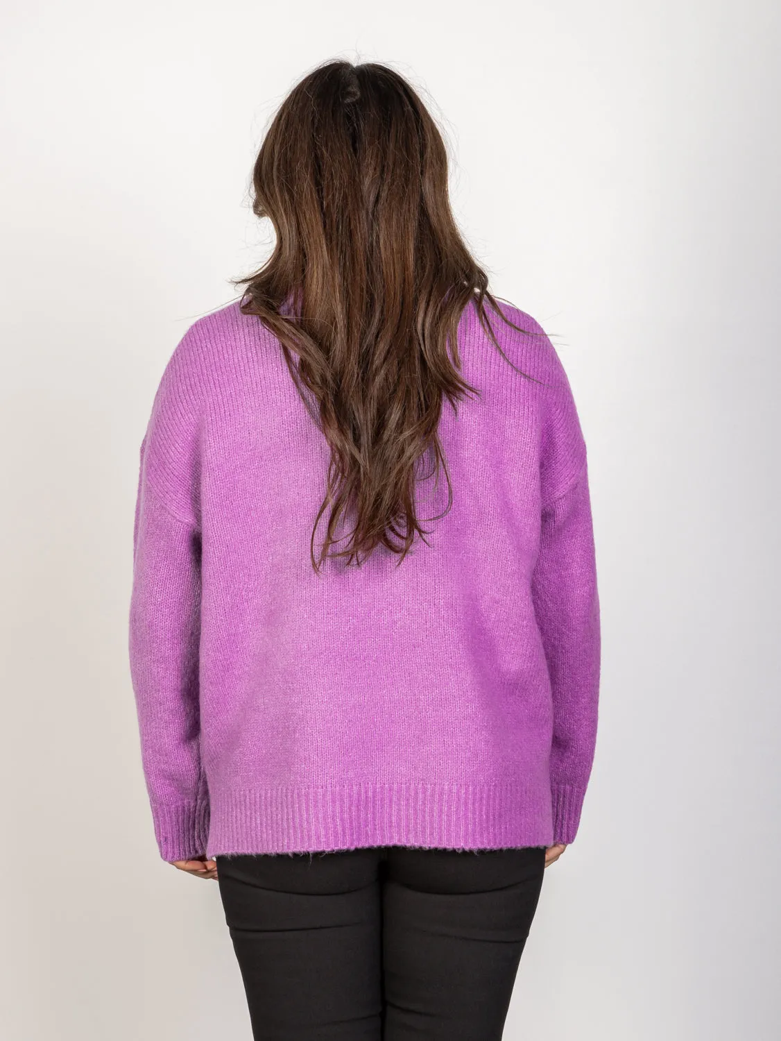 Ellie Knit Jumper - Plum