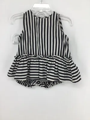 H & M Child Size 9-12 Months Black Outfit - girls