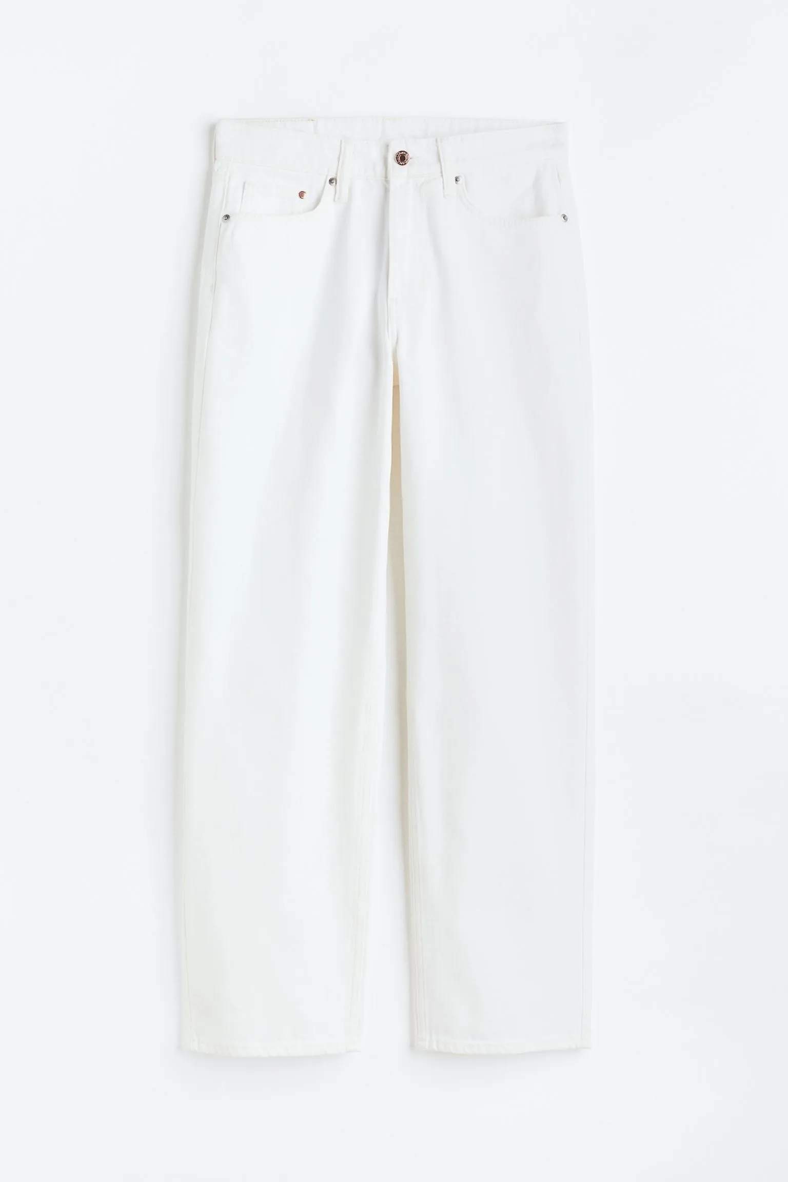 H&M 90s Baggy Low jeans, white