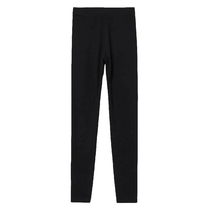 H&M Cotton Jersey Leggings, black