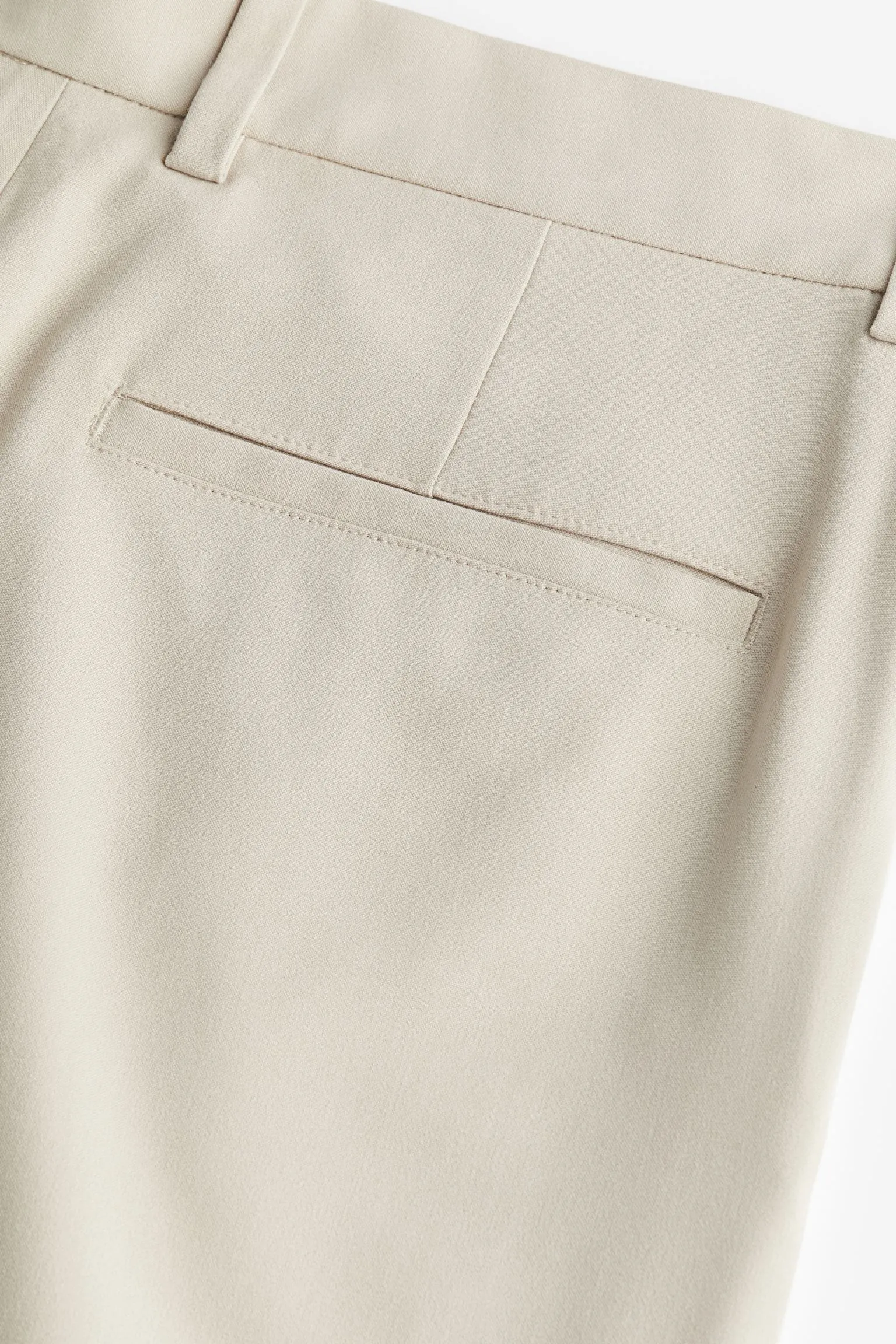 H&M Loose Fit Dress Pants, light beige