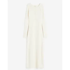 H&M Pointelle-knit dress, cream