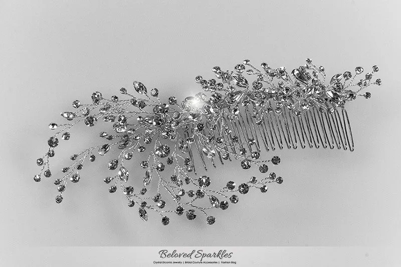 Kori Cluster Spray Hair Comb | Swarovski Crystal