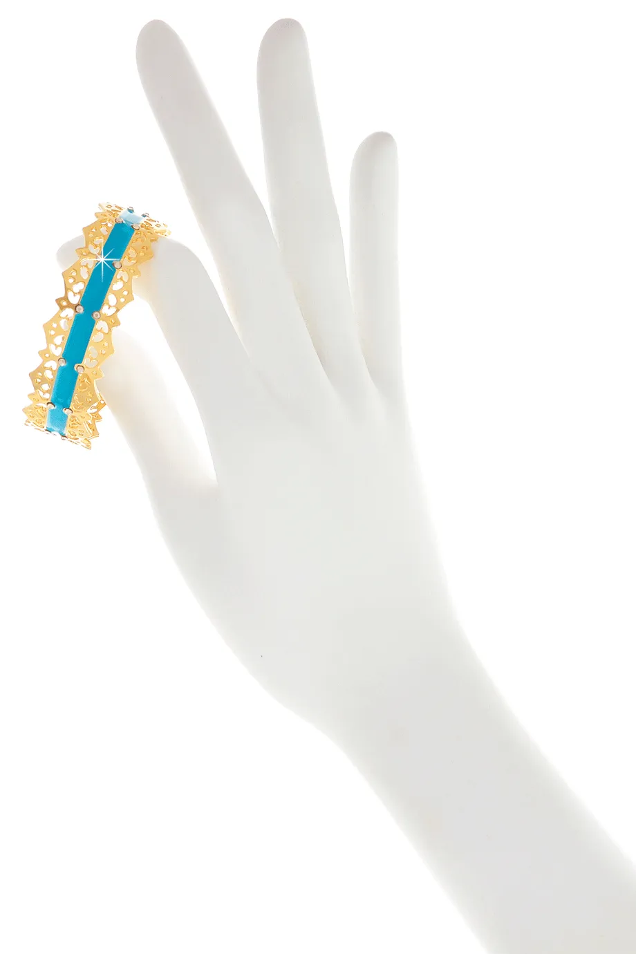 LK DESIGNS TURQUOISE DREAM Gold Bracelet