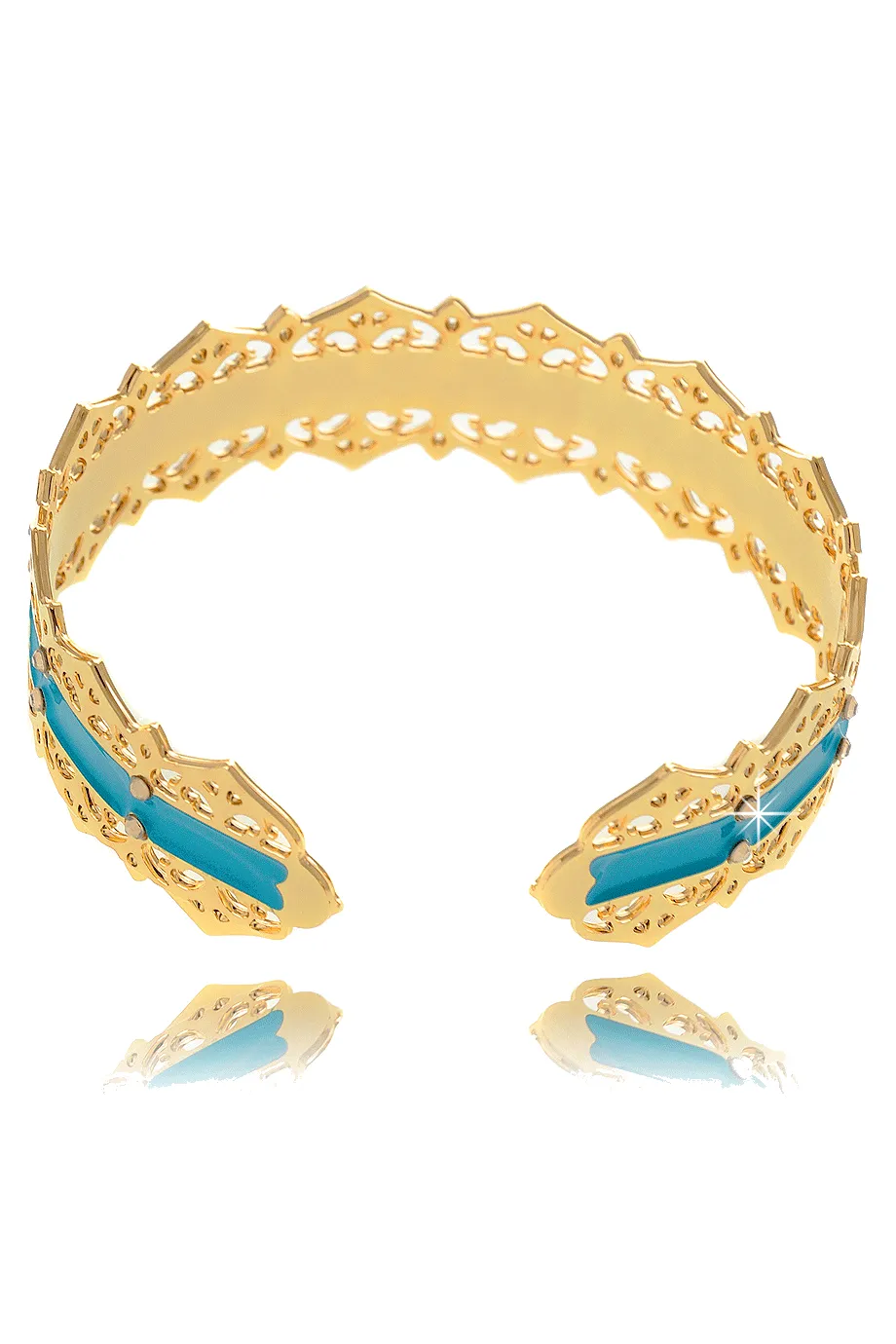 LK DESIGNS TURQUOISE DREAM Gold Bracelet