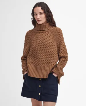 Malton Roll Neck Jumper - Old Gold