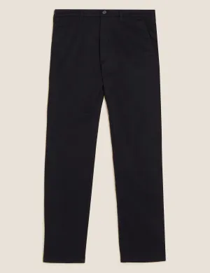 Marks & Spencer Tapered Stretch Chinos, Navy