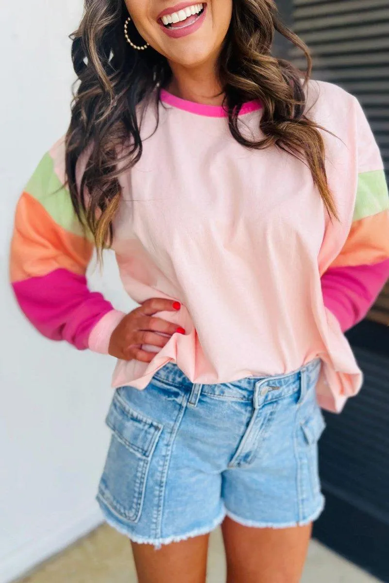 Multicolor Stitch Sweater