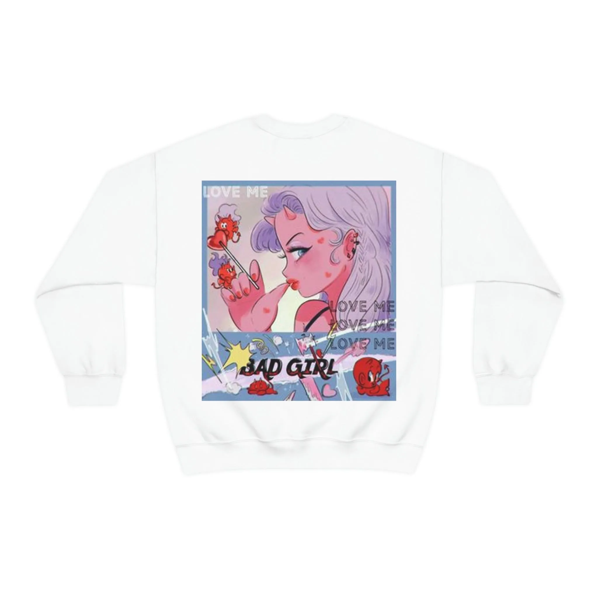 MyDreamMyTee Bad Girl Unisex Heavy Blend Crewneck Sweatshirt