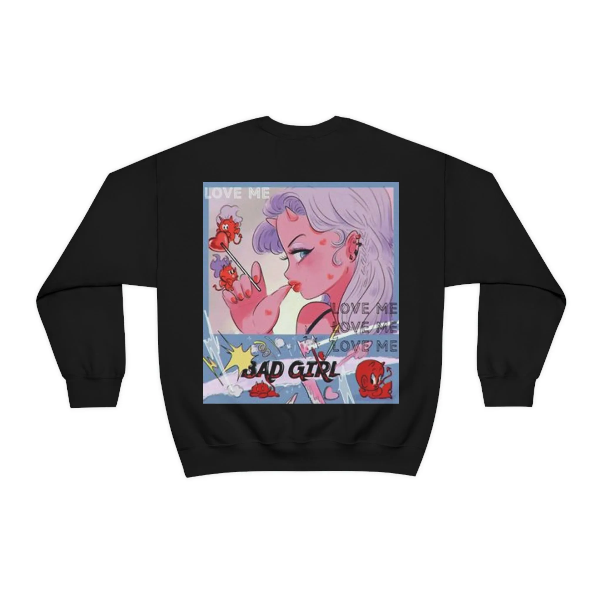 MyDreamMyTee Bad Girl Unisex Heavy Blend Crewneck Sweatshirt