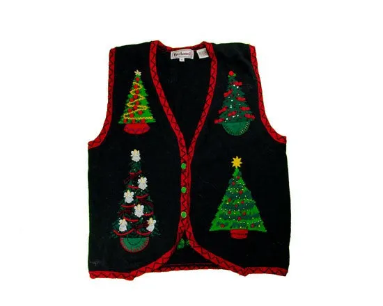 Oh Christmas Tree-Vest Small Christmas Sweater