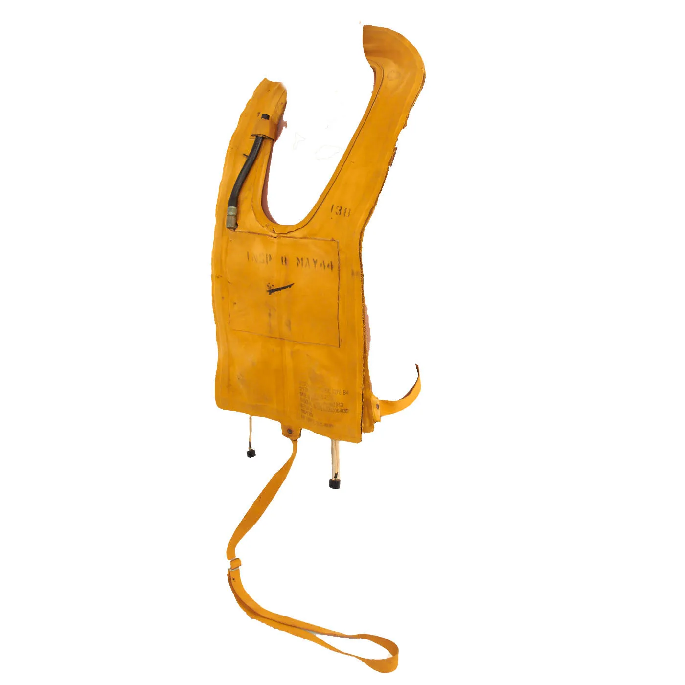 Original U.S. WWII USAAF Mae West Pneumatic Life Vest by Republic. - Dated February 1943