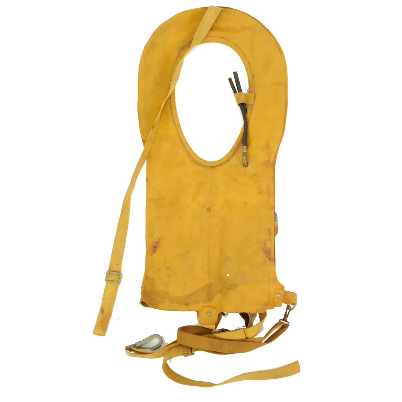 Original U.S. WWII USAAF Mae West Pneumatic Life Vest with Dye Marker - Dated December 16th 1944