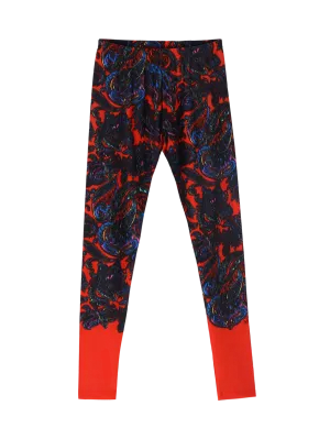 paisley-print leggings