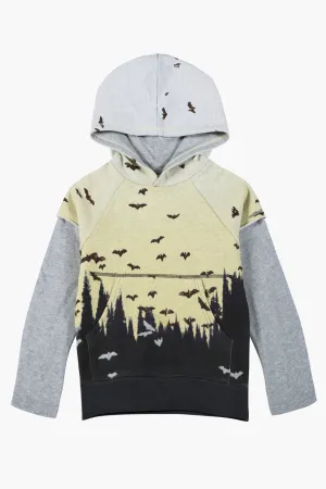 Paper Wings Dusk Flight Kids Hoodie