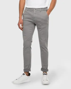 REPLAY R83669627L GREY ZEUMAR CHINOS