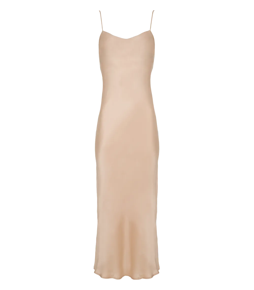 Sylvia Silk Slip Dress