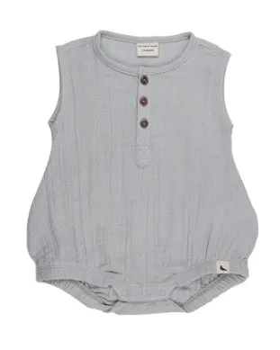 Turtledove Gauze Bubble Romper