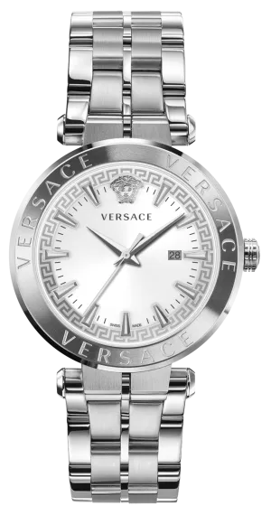 Versace Men's Watch Aion 44mm White Silver VE2F00321