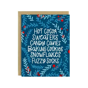 Winter Bucket List Holiday Card